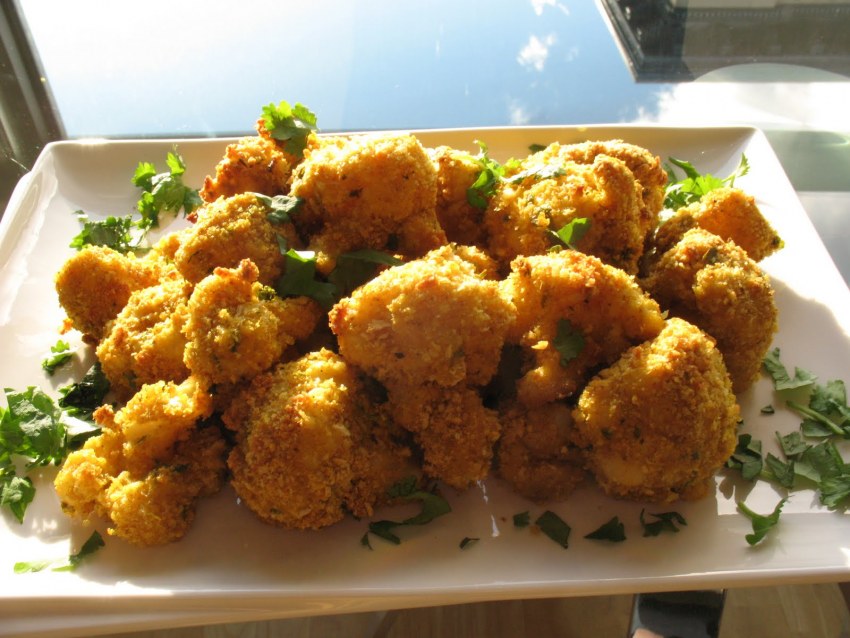 Цветная капуста в кляре с хрустящей корочкой