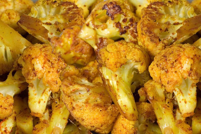 Цветная капуста в панировке в духовке