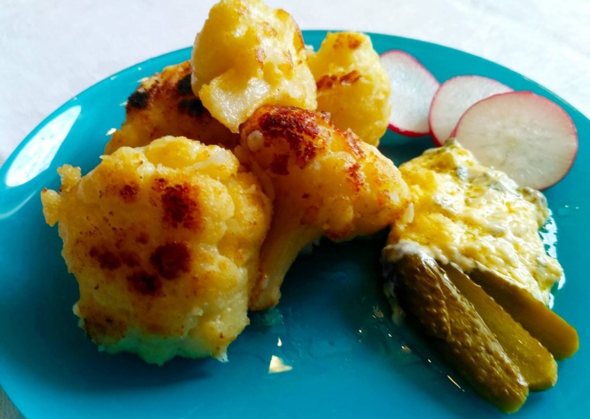 Цветная капуста в сырном кляре