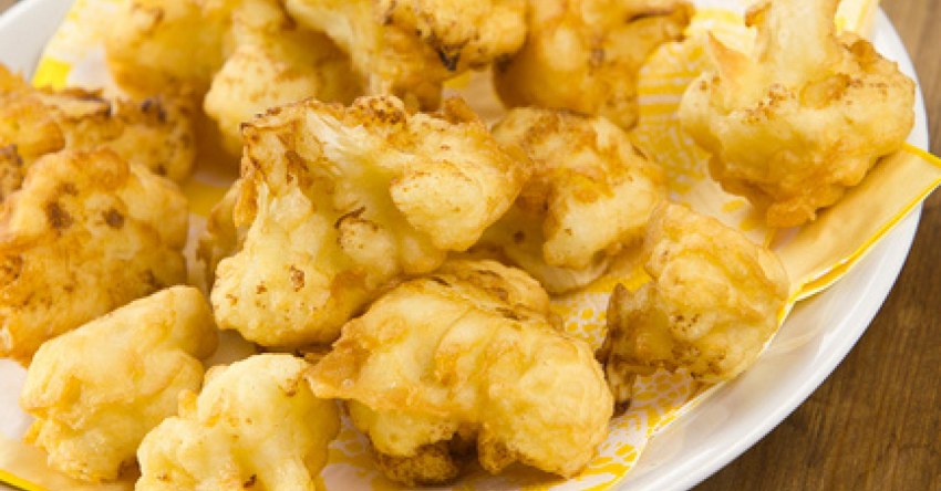 Цветная капуста в кляре с хрустящей корочкой на сковороде