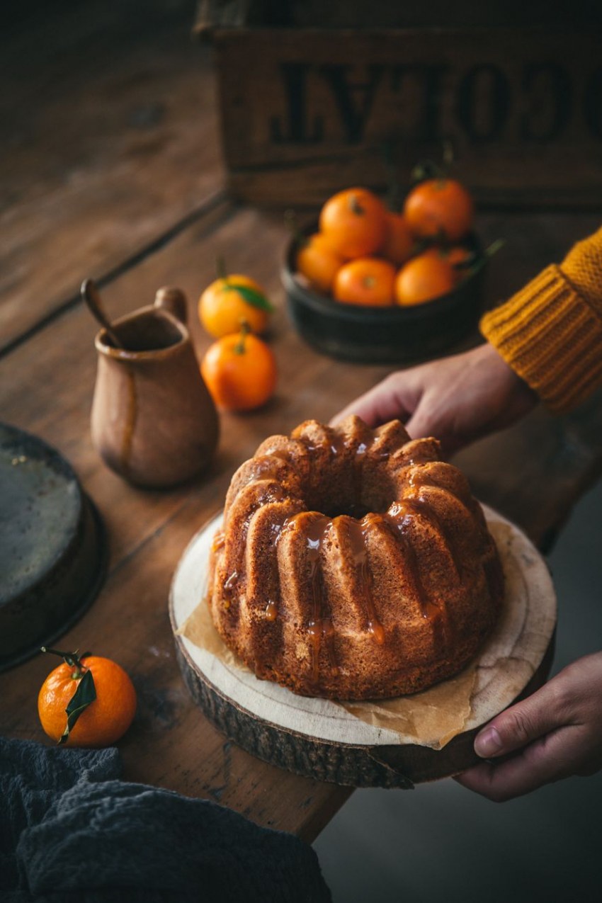Кекс с мандаринами в духовке