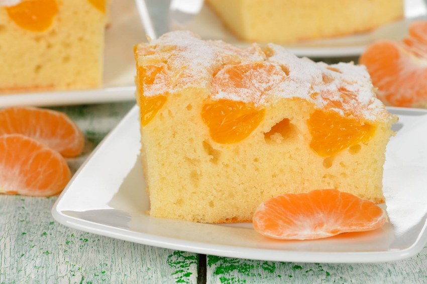 Десерт мандариновое облако
