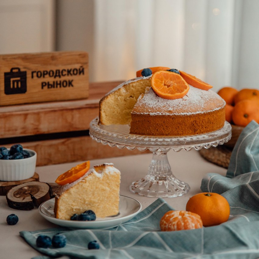 Мандариновые кексы меню недели