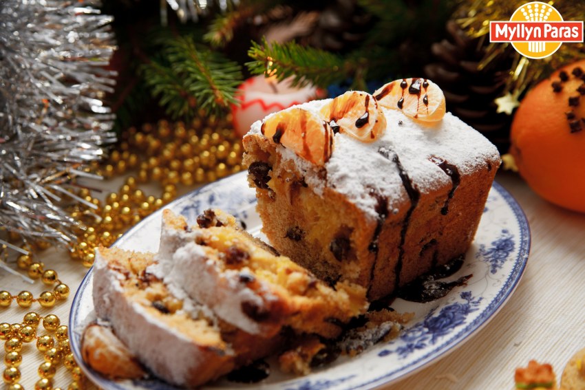 Новогодний мандариновый кекс