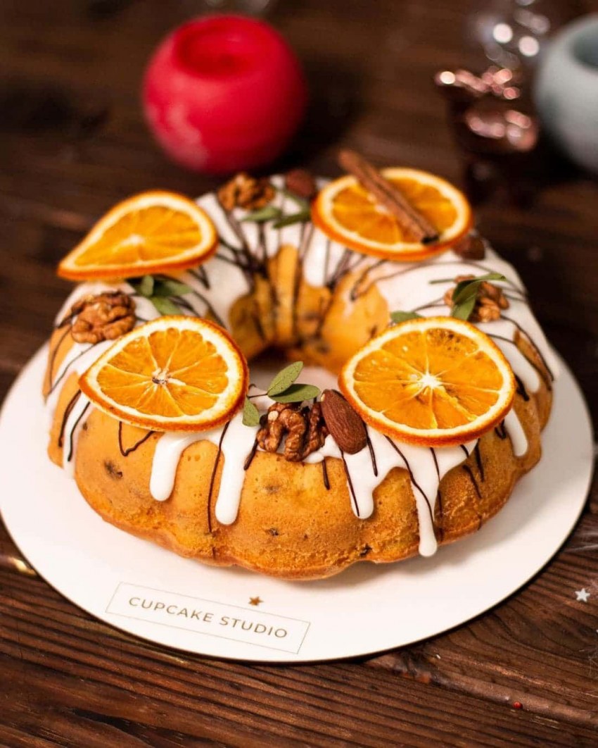 Кексики из апельсина