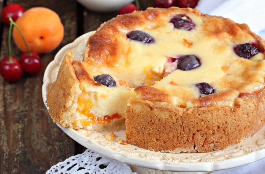 Цветаевский вишневый пирог