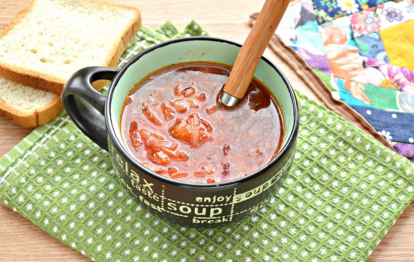 Борщ без капусты