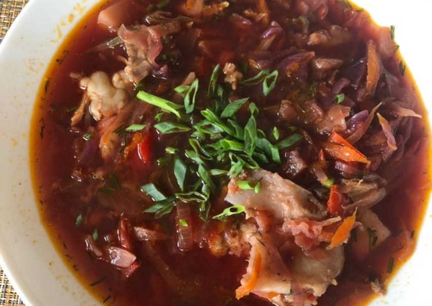 Красивый борщ