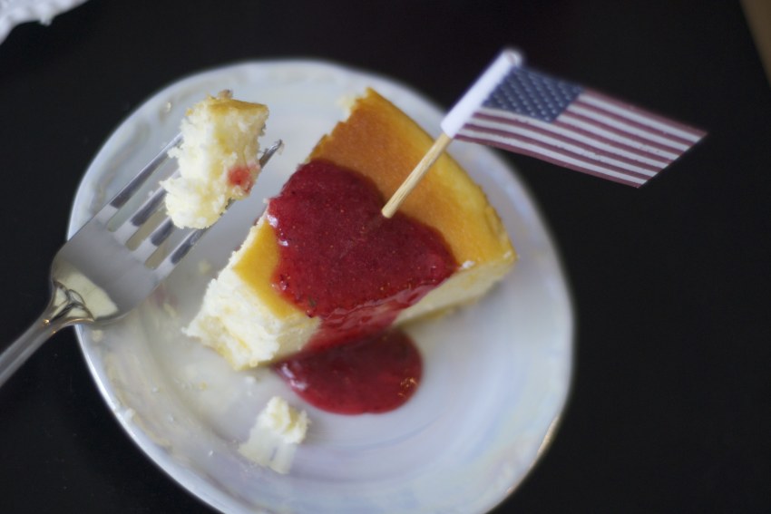 Творожное бланманже с ананасом