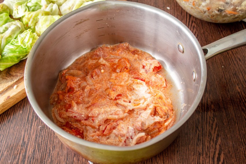 Сарма из капустных листьев