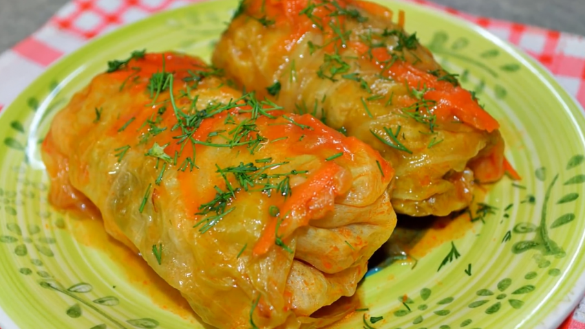 Разрезанные голубцы