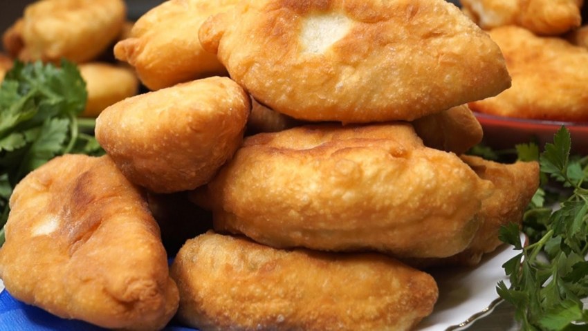 Пирожки на кефире тонкие жареные