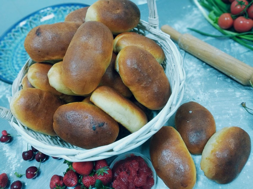 Пирожки с картошкой жареные