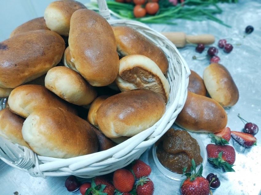 Рогалики с творогом