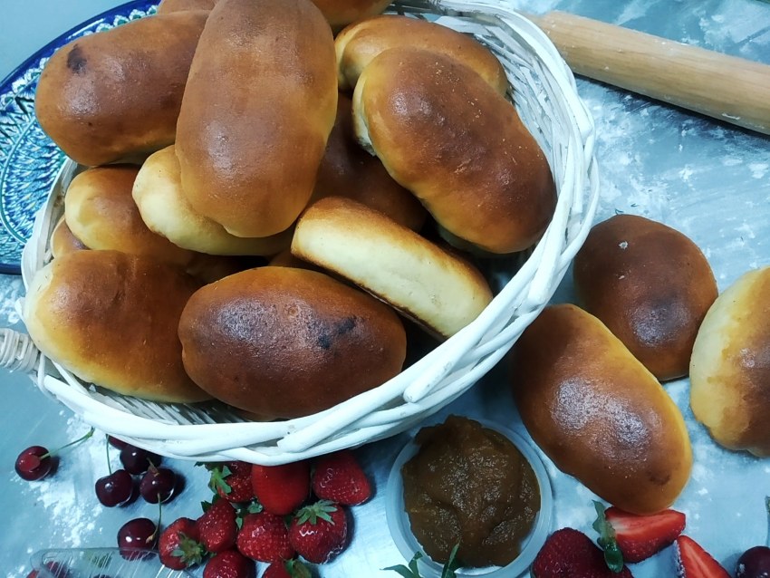 Пирожки с ливером печеные