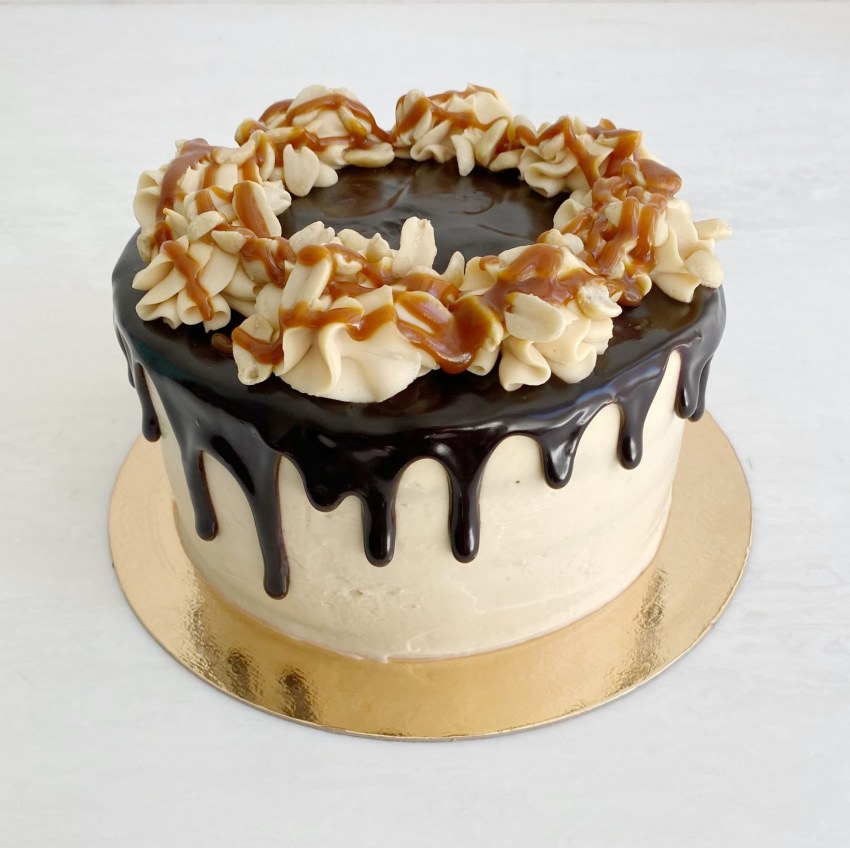 Нуга для торта Сникерс