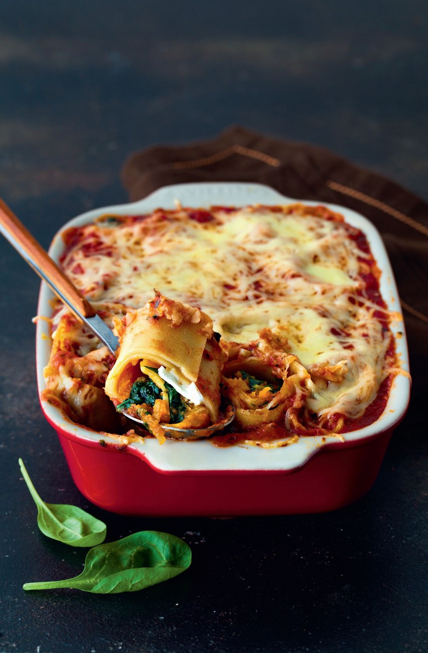 Лазанья с фаршем и помидорами