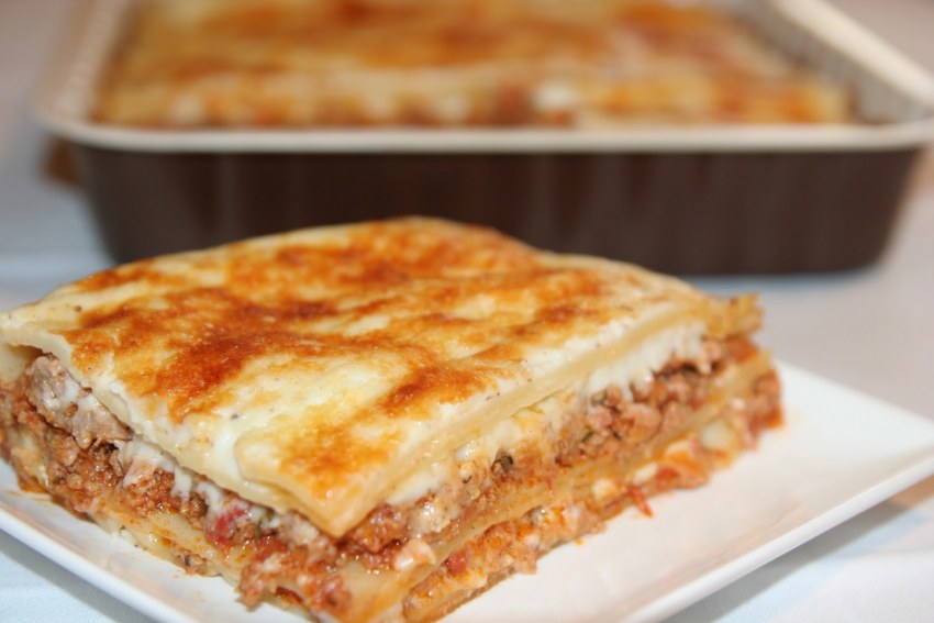 Лазанья с сыром