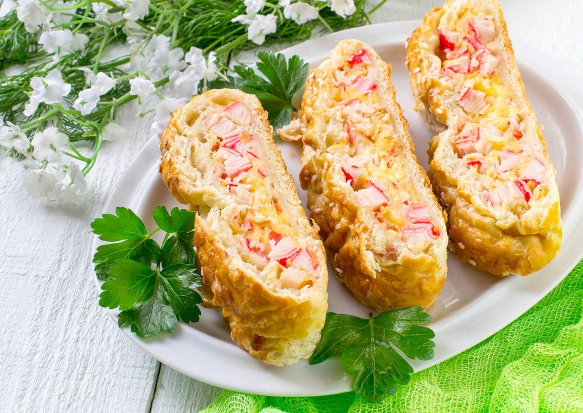 Красивые закуски из лаваша