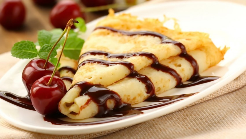 Блины с топпингом