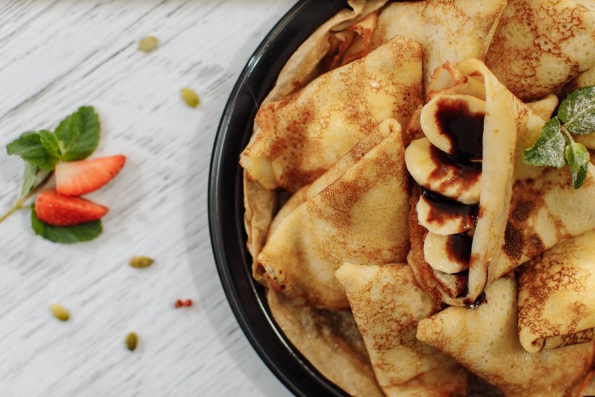 Оладьи с шоколадом