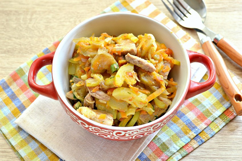 Овощное рагу с картофелем