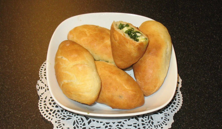 Пирожки с капустой жареные на сковороде