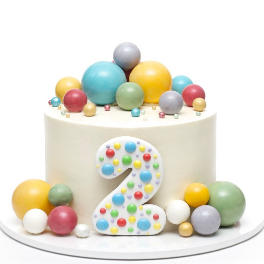 Детский тортик с шариками