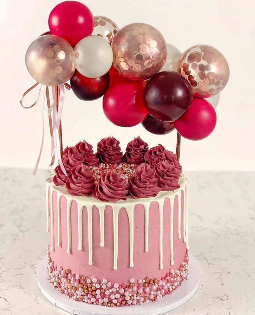 Торт «воздушные шарики»