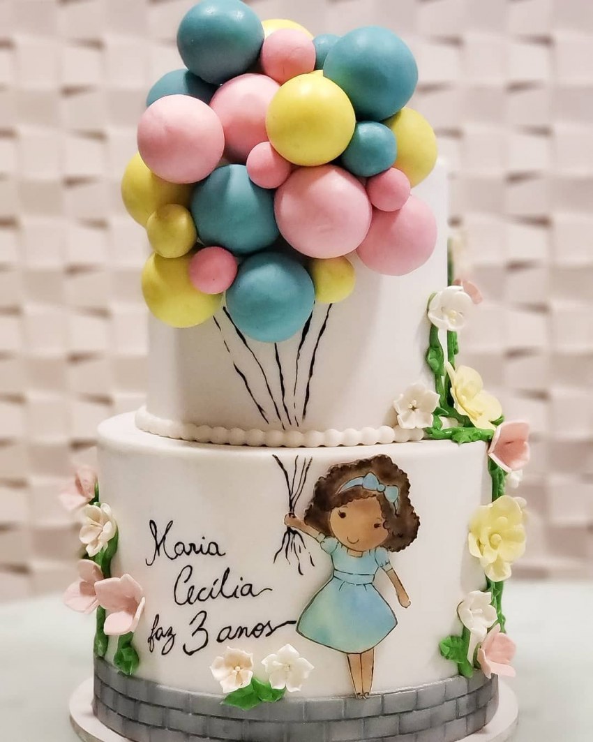 Торт «воздушные шарики»