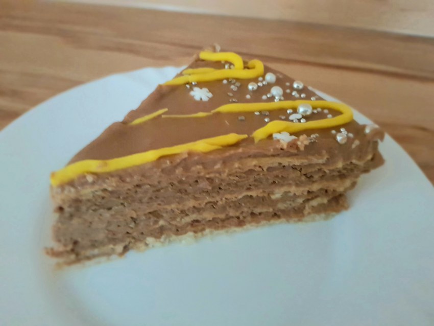 Шоколадный торт на кипятке