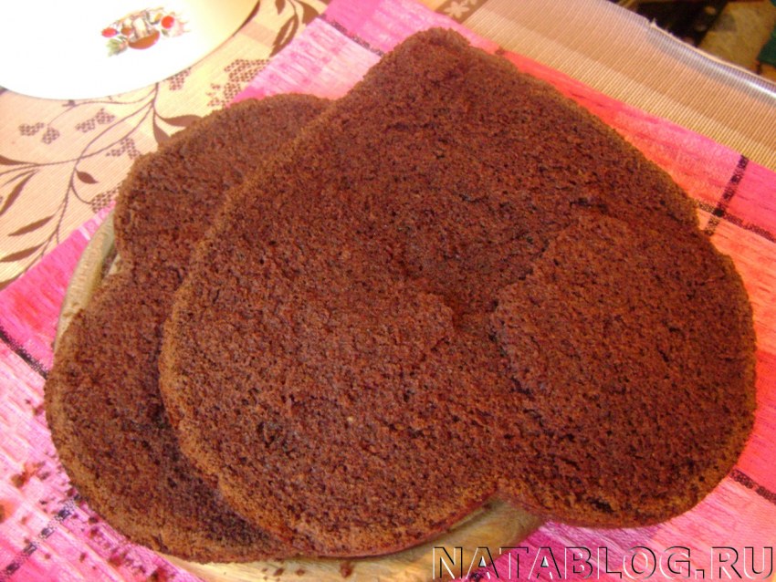 Суфле из манки для торта