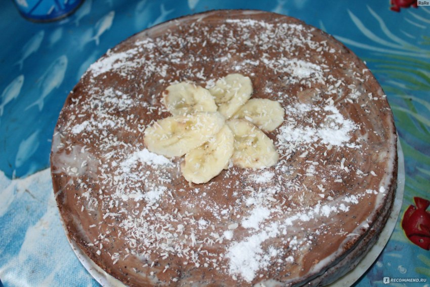 Торт из коржей Дикси