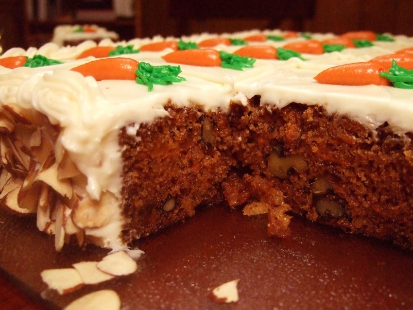Морковный торт Мария белая