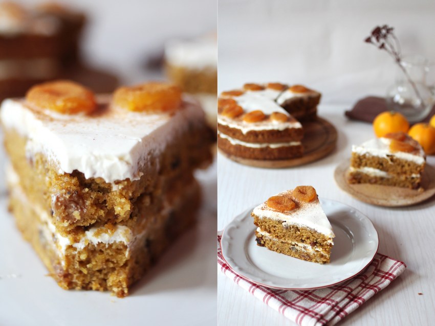 Морковный торт с сырным кремом