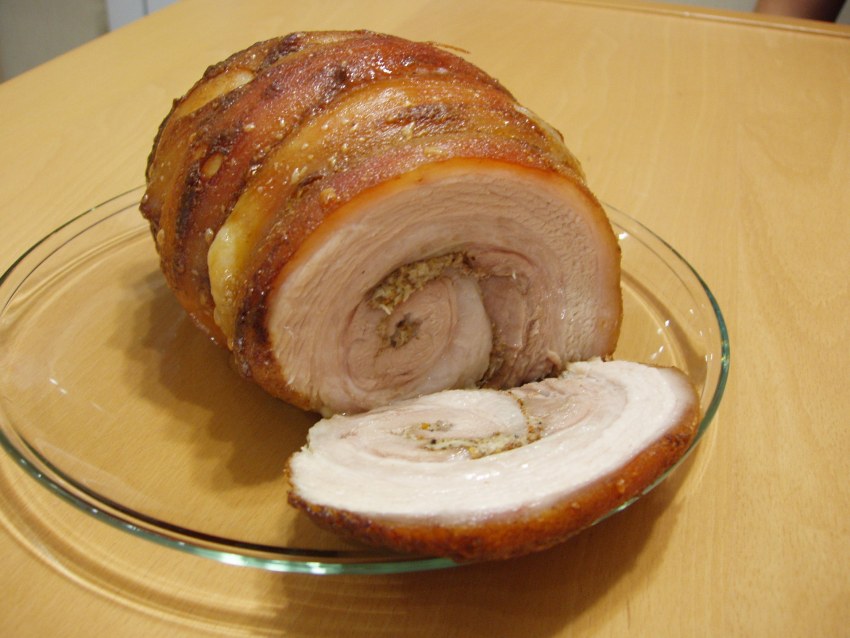 Свиной рулет поркетта