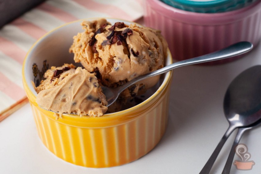 Panetone com sorvete