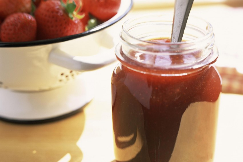 Каша с вареньем