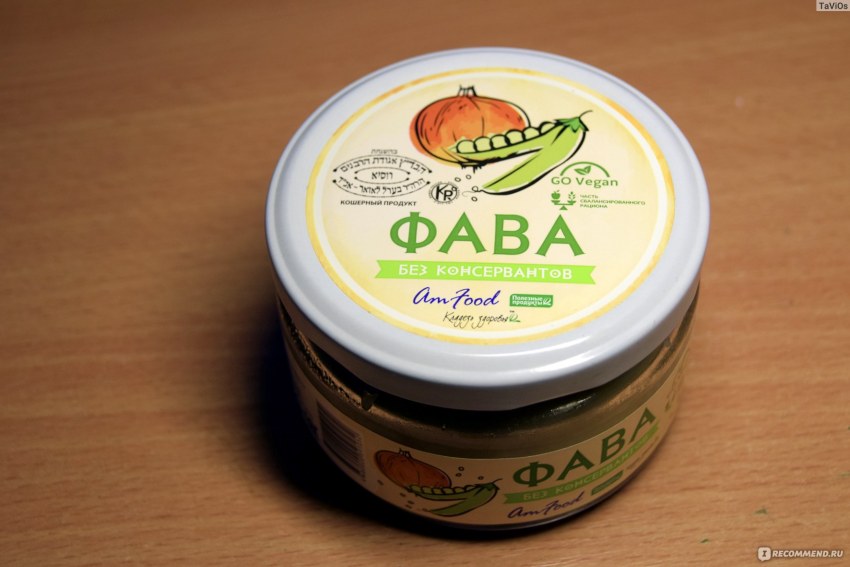 Паста Гороховая хумус фото