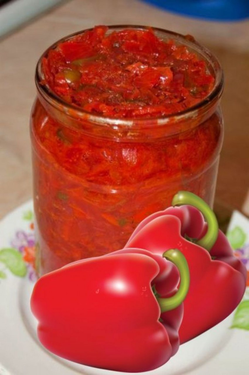 Закуска из перцев и сыра