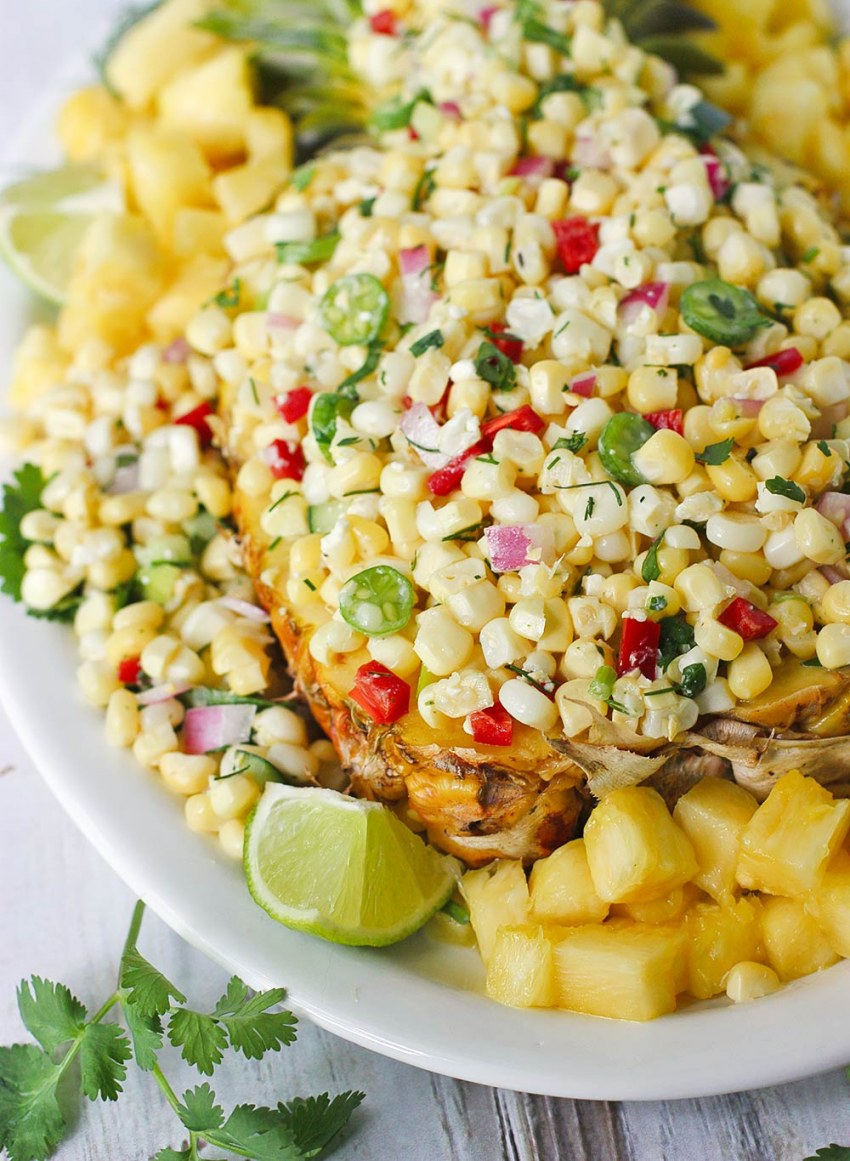 Салат с ананасом и курицей