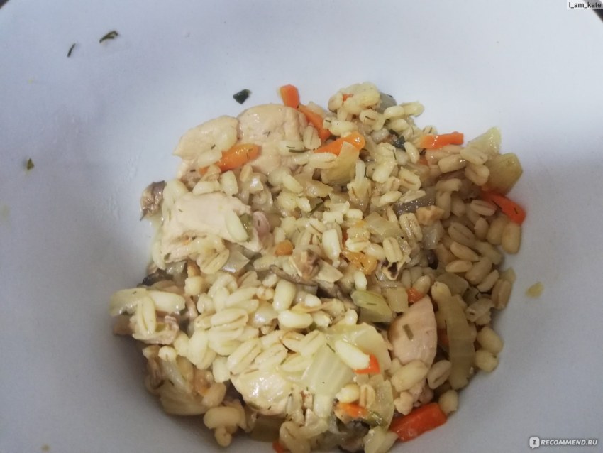 Перлотто с вешенками