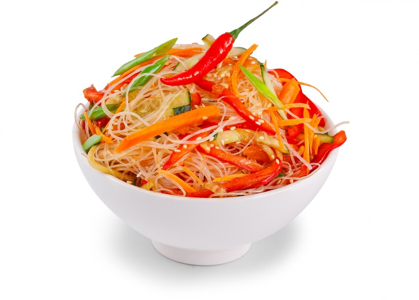 Фунчоза с овощами