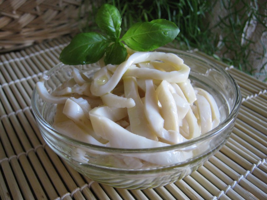 Кальмары по гречески