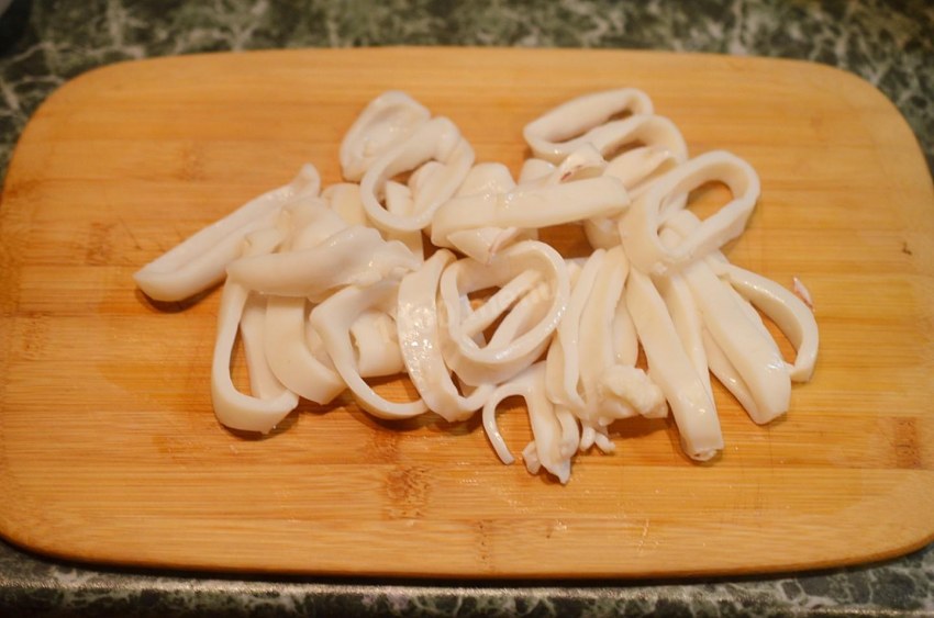 Кальмар к пиву своими руками