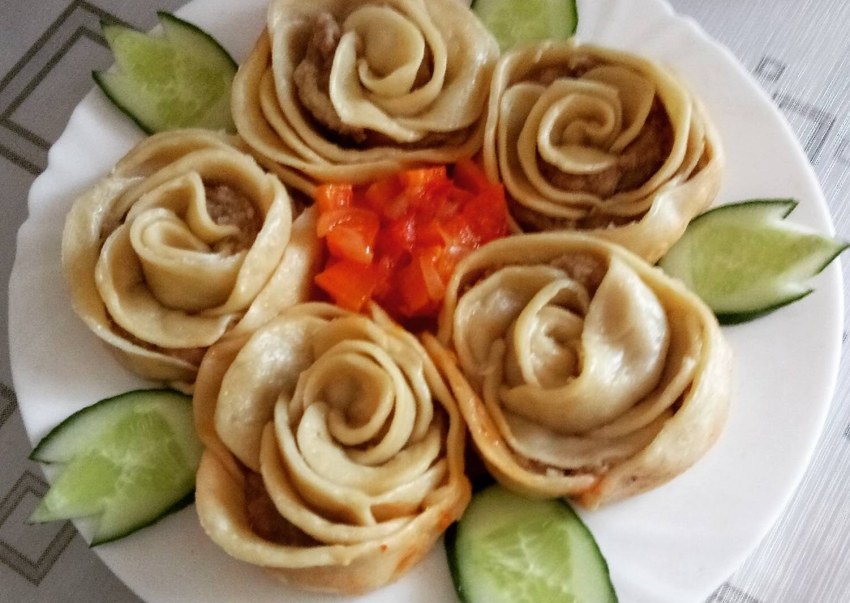 Мясные розочки