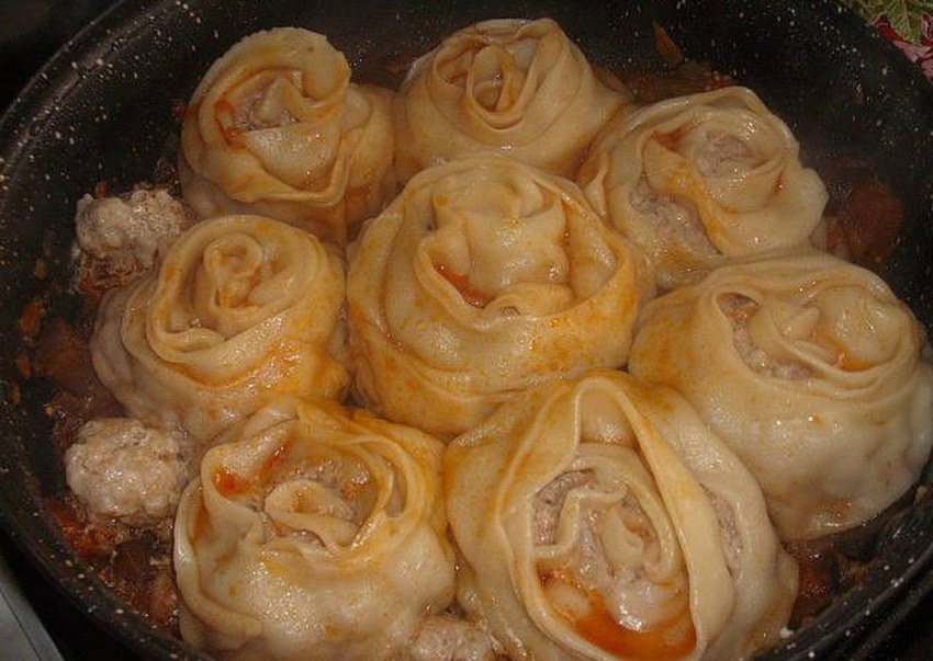 Розочки с фаршем