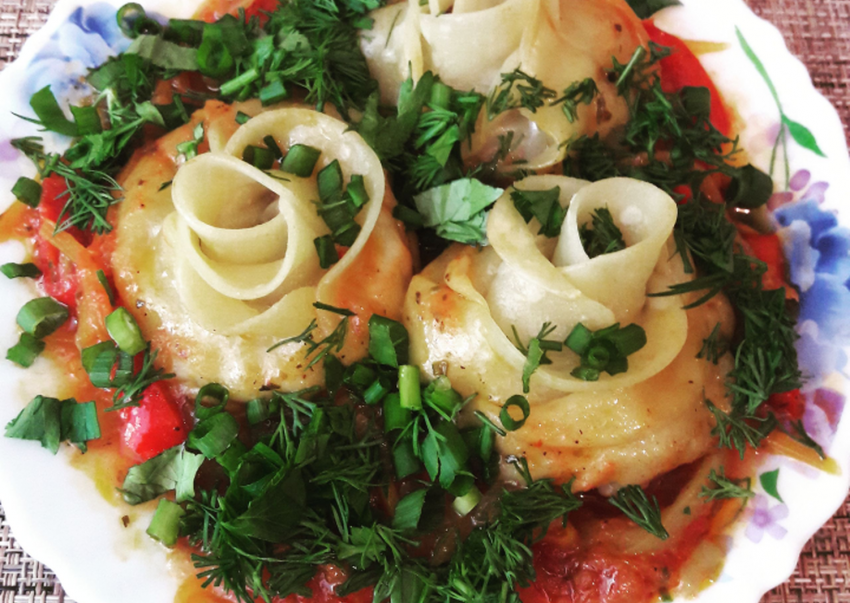 Украшение мяса