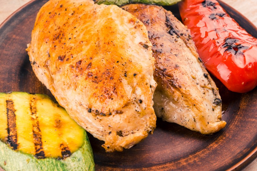 Жареное куриное филе