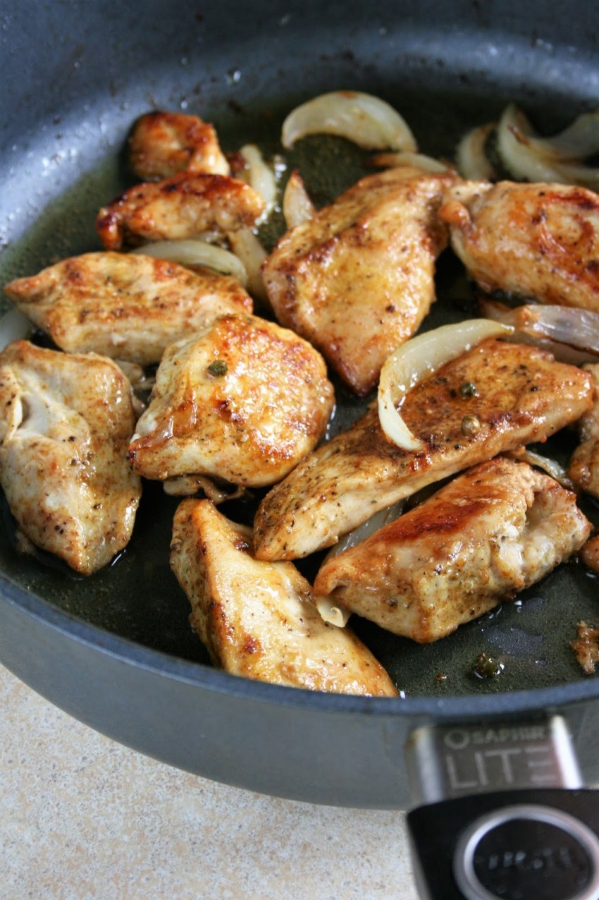 Жареное куриное филе